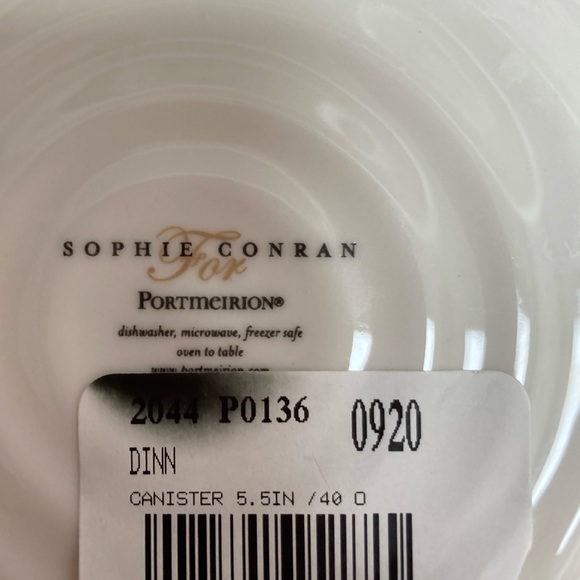 Sophie Conran for Portmeirion canister/lid,NEW - Picture 8 of 8